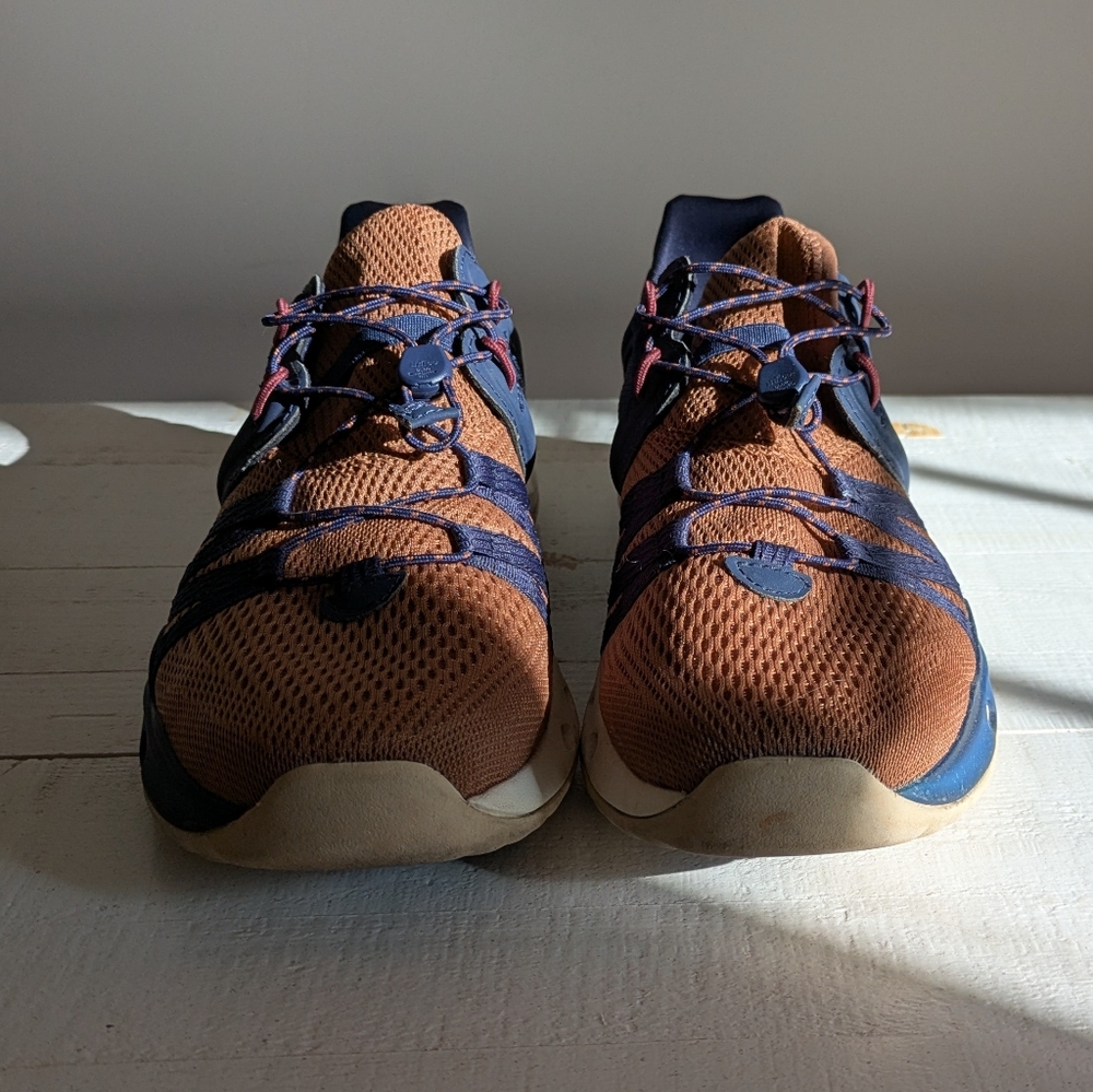 TEVA Terra-Float Churn Terra Tan/Blue Performance Water Shoe Men's Size 10.5